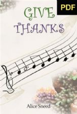 Give Thanks (E-Book Download) by Alice Sneed